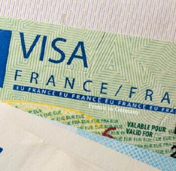 Apply for a visa for France in Germany