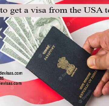 Apply to get a visa from the USA to India